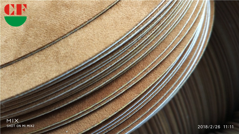 丞夫背膠咖啡色背膠絨布貼合沖型 (2)